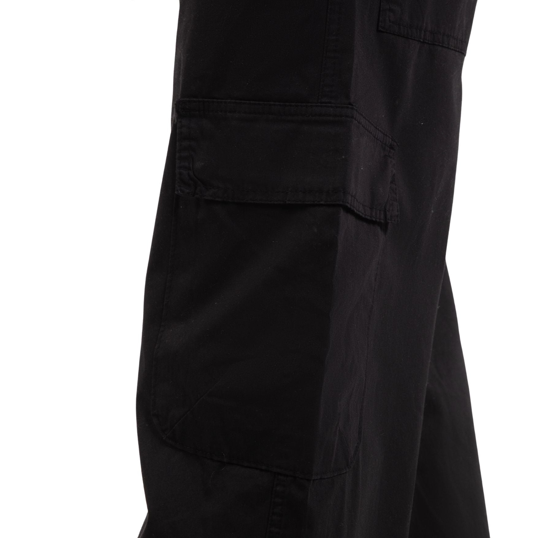 Baggy Cargo Pants - Black - Street Cultured