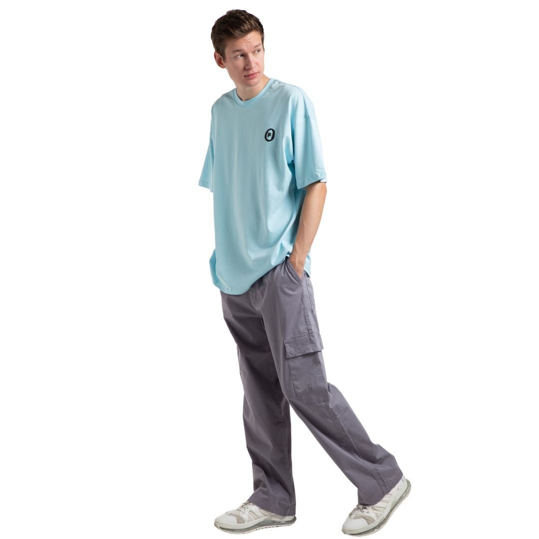 Baggy Cargo Pants - Cloudy Grey - Street Cultured