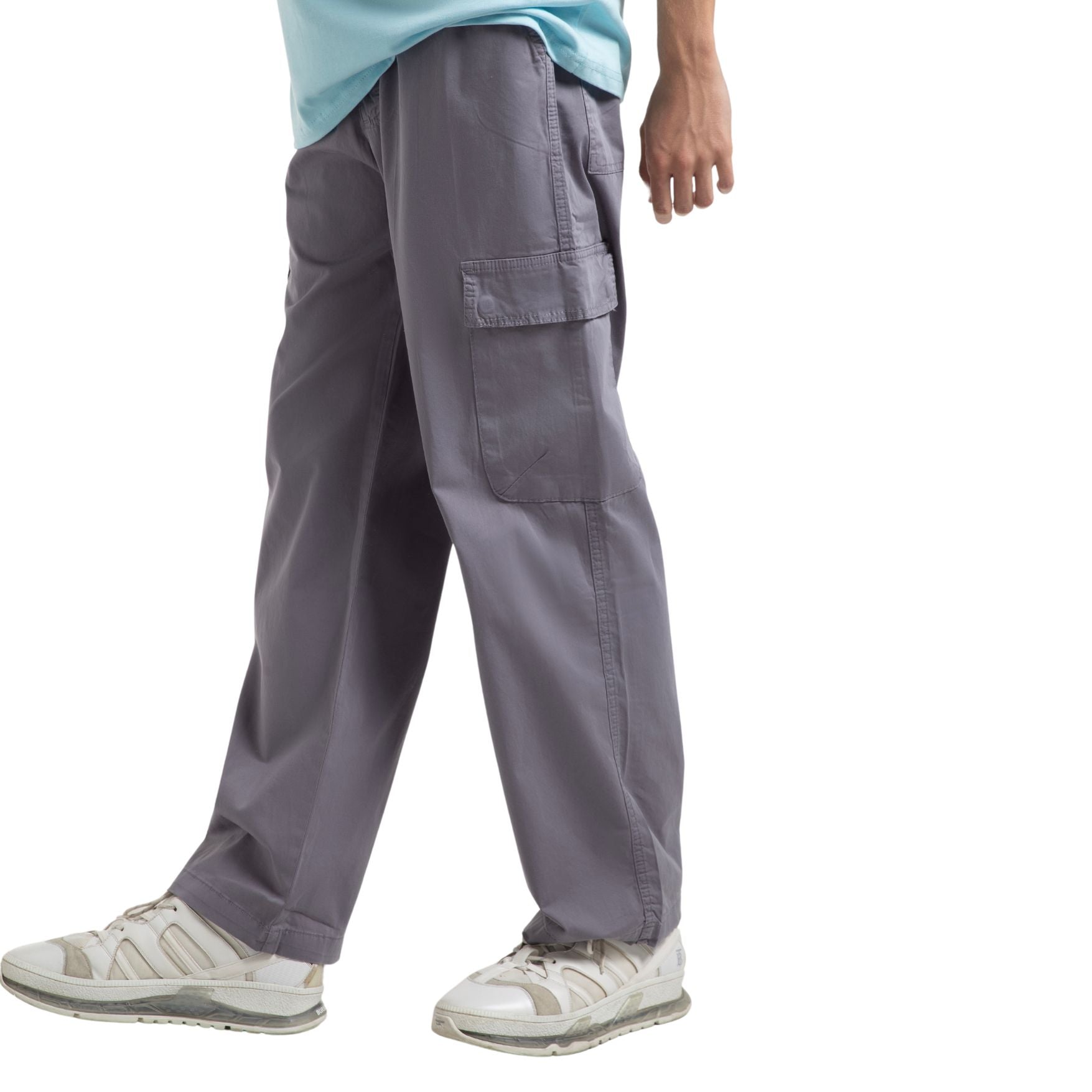 Baggy Cargo Pants - Cloudy Grey - Street Cultured