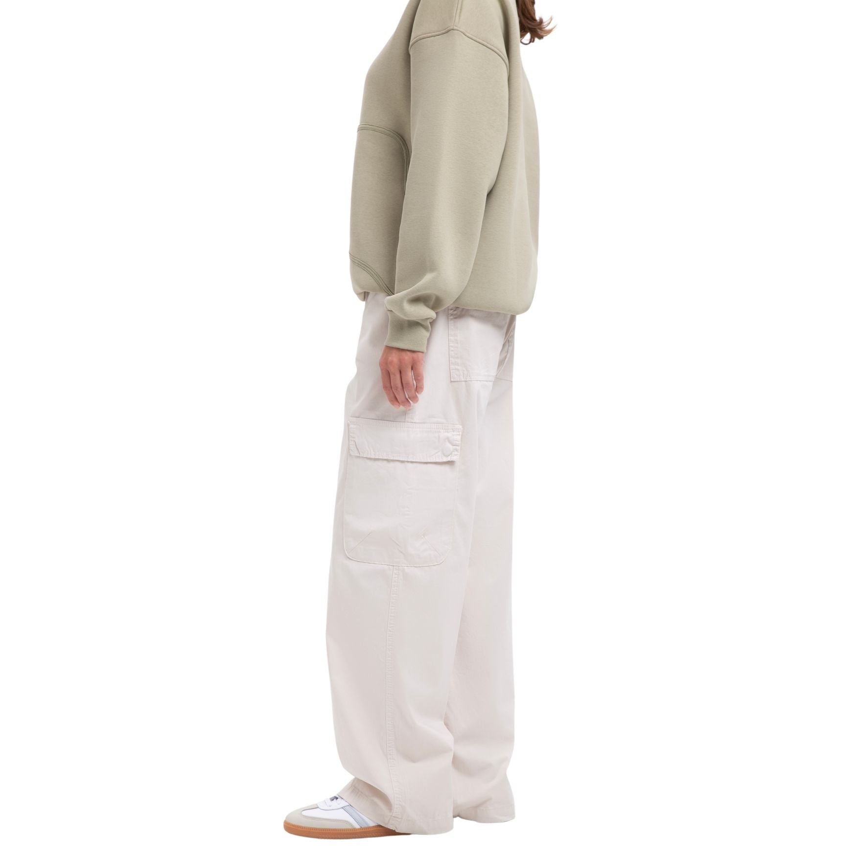 Baggy Cargo Pants - Ivory Beige - Street Cultured