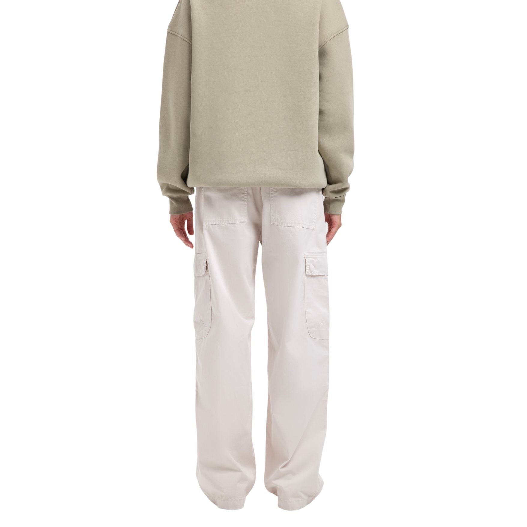 Baggy Cargo Pants - Ivory Beige - Street Cultured