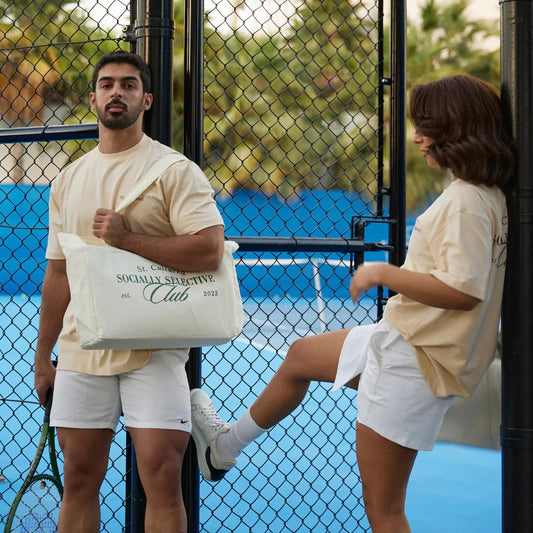 Socially Selective Club - Beige Tee - Street Cultured