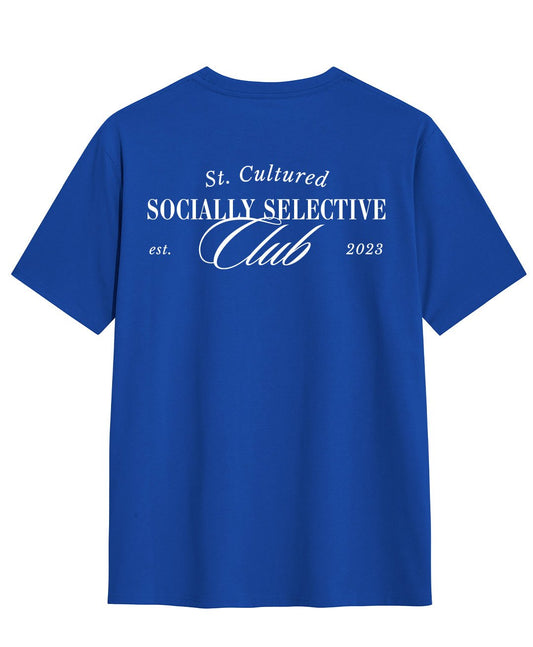 Socially Selective Club - Blue Tee - Street Cultured
