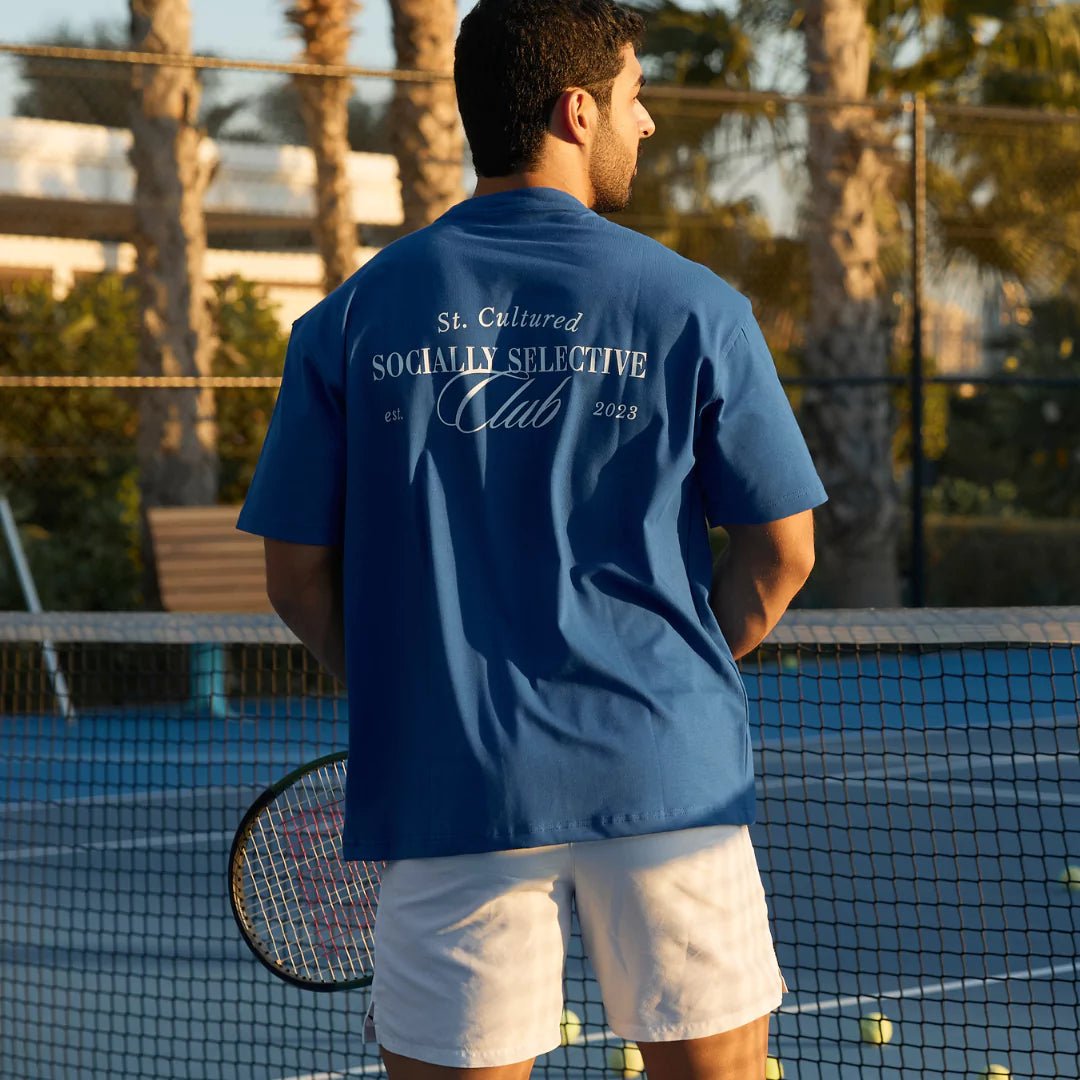 Socially Selective Club - Blue Tee - Street Cultured