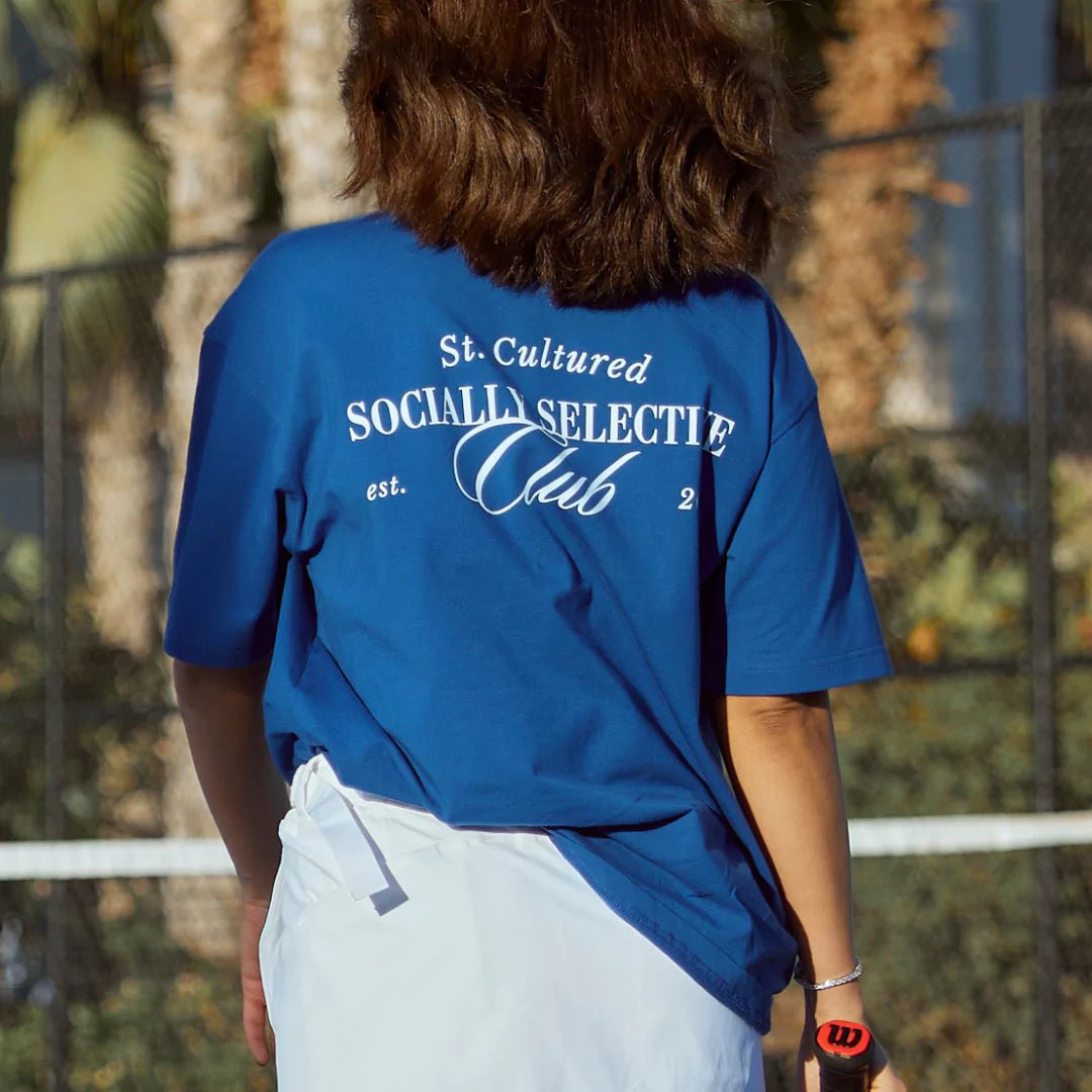 Socially Selective Club - Blue Tee - Street Cultured