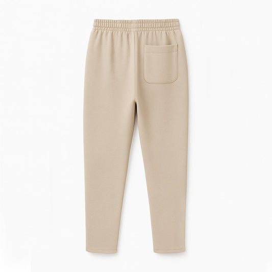 Straight Leg Sweat Pant - Beige - Street Cultured