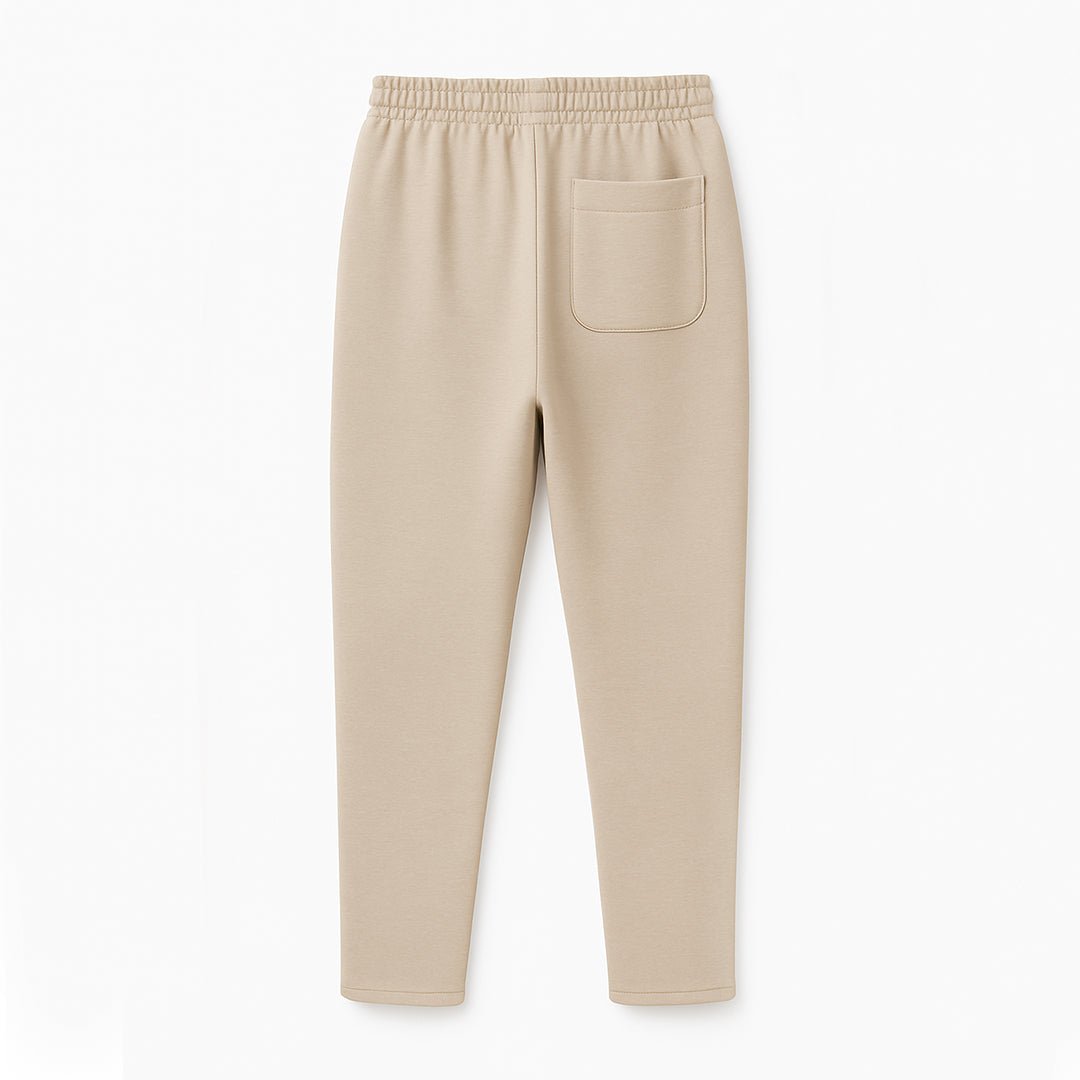 Straight Leg Sweat Pant - Beige - Street Cultured
