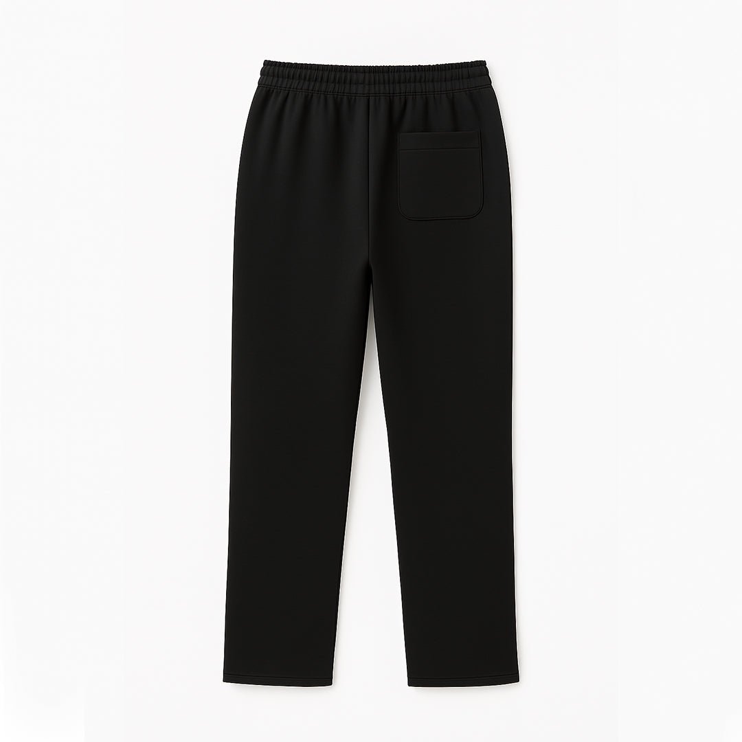 Straight Leg Sweat Pant - Black - Street Cultured