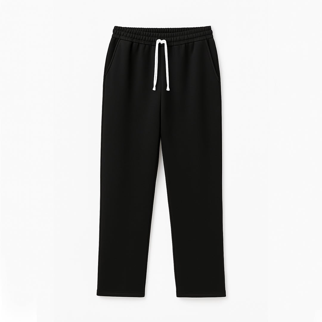 Straight Leg Sweat Pant - Black - Street Cultured