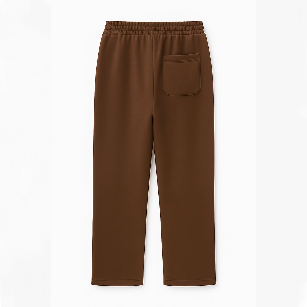Straight Leg Sweat Pant - Brown - Street Cultured