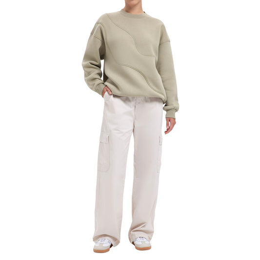 Baggy Cargo Pants -  Ivory Beige