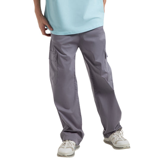 Baggy Cargo Pants -  Cloudy Grey