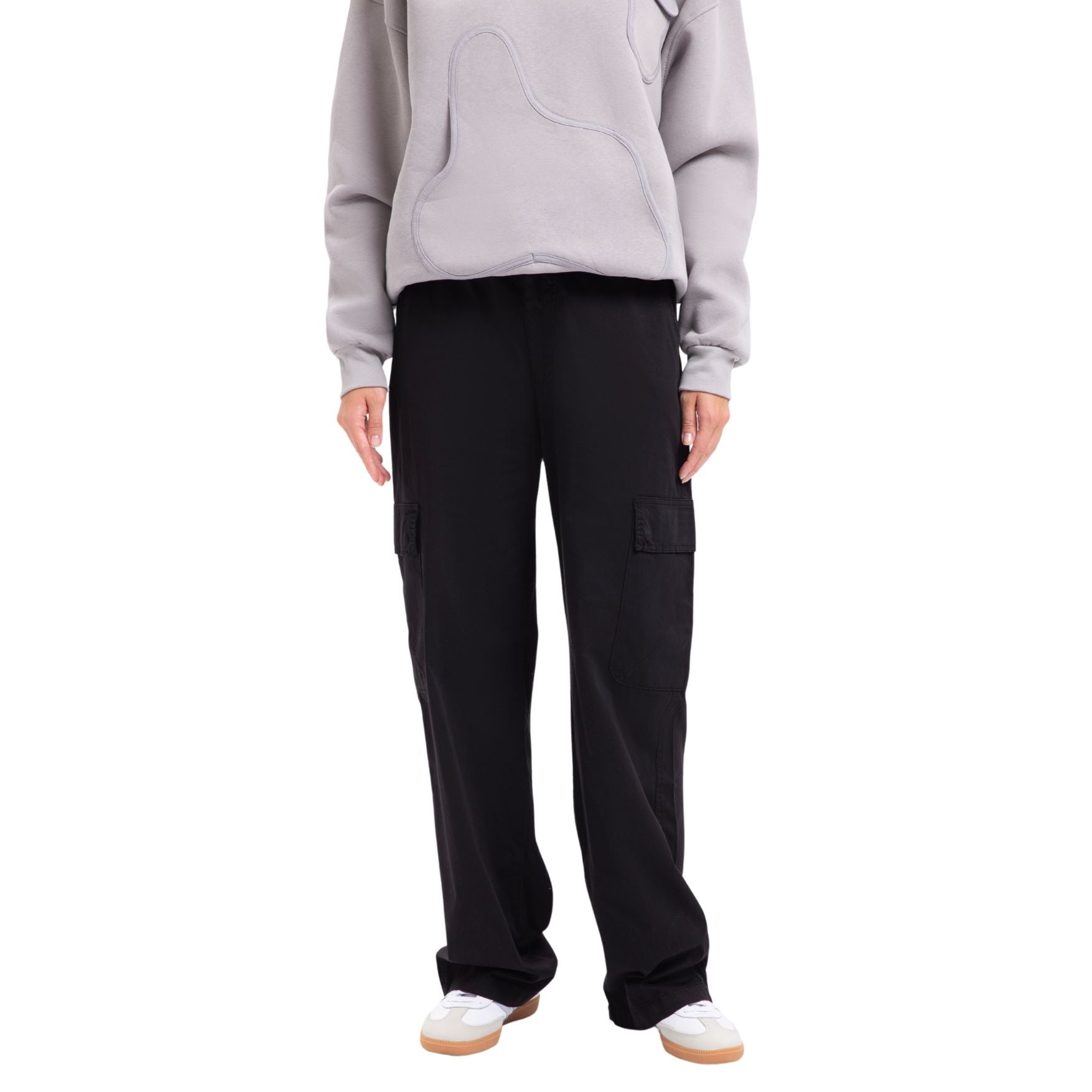 Baggy Cargo Pants - Black - Street Cultured