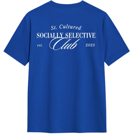 Socially Selective Club - Blue T-Shirt - Street Cultured
