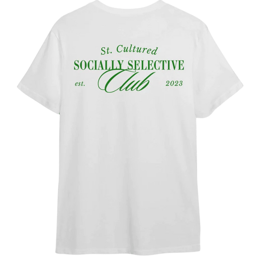 Socially Selective Club - White T-Shirt - Street Cultured